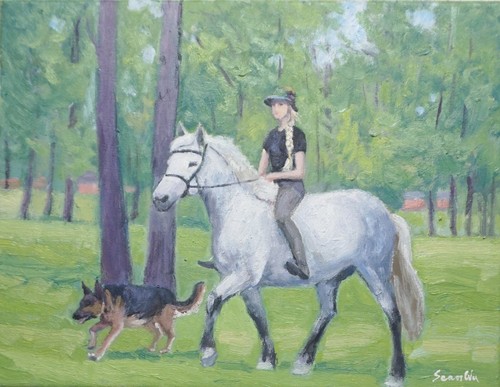 Sean original 14x18 oil - 14x18",