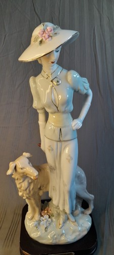 Porcelain victorian woman - porcelain,