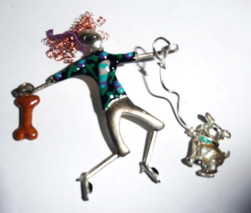 Hand crafted enamel metal - enamel, on