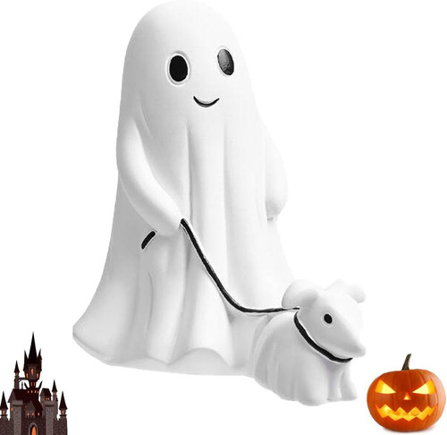 Ghost walking dog - ghost,