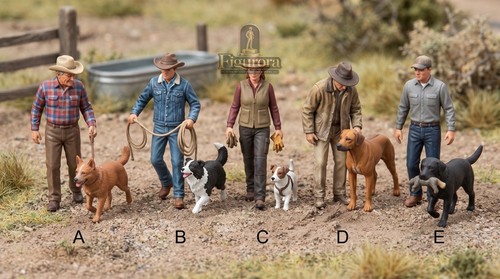 Rancher walking with dog - walking,